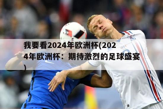 我要看2024年欧洲杯(2024年欧洲杯：期待激烈的足球盛宴)