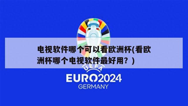 电视软件哪个可以看欧洲杯(看欧洲杯哪个电视软件最好用？)