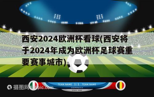 西安2024欧洲杯看球(西安将于2024年成为欧洲杯足球赛重要赛事城市)